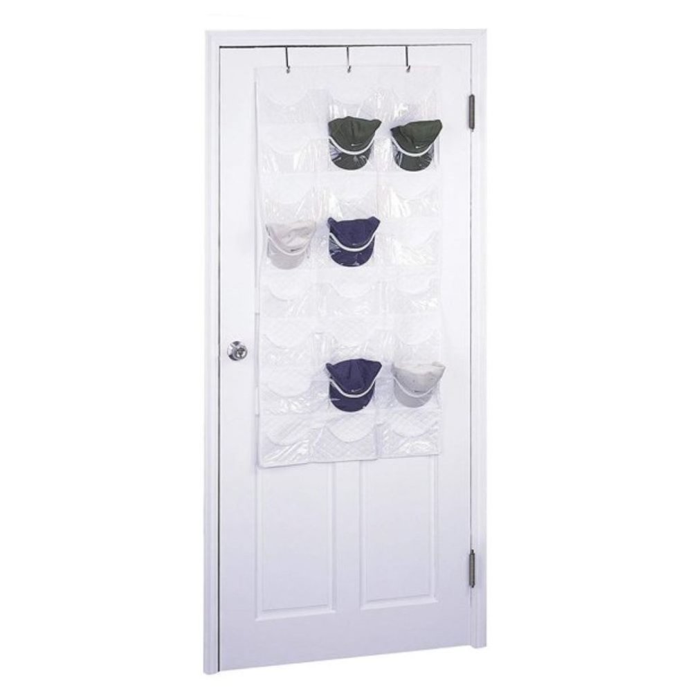 Zephyr Collection Over Door Hat Organizer 24 Pocket Hat Organizer Priced Cheap
